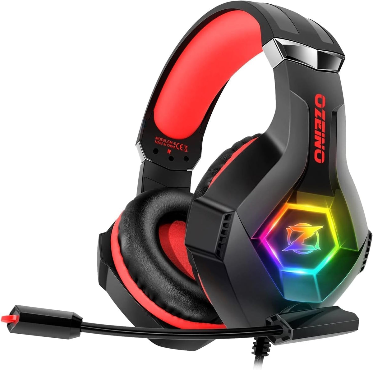 Ozeino gaming headset lifestyle angle in light blue