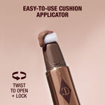 Close up of liquid contour formula texture