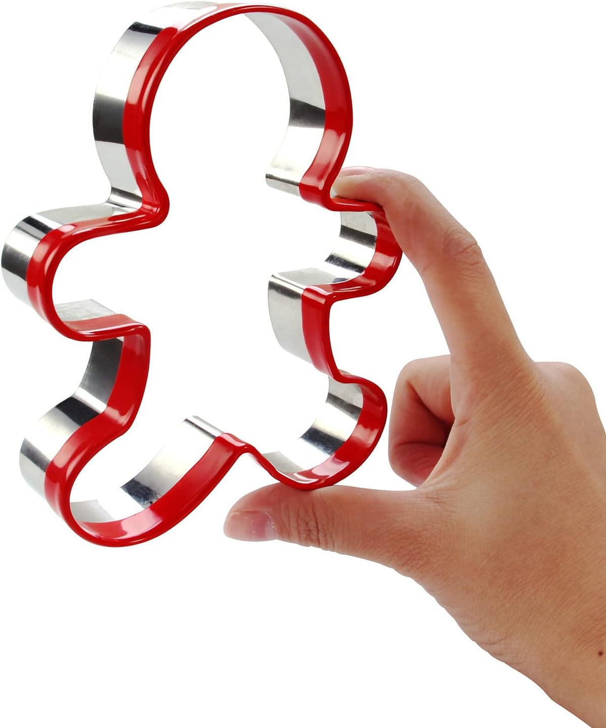 SurgeHai gingerbread man cookie cutters showing three different sizes