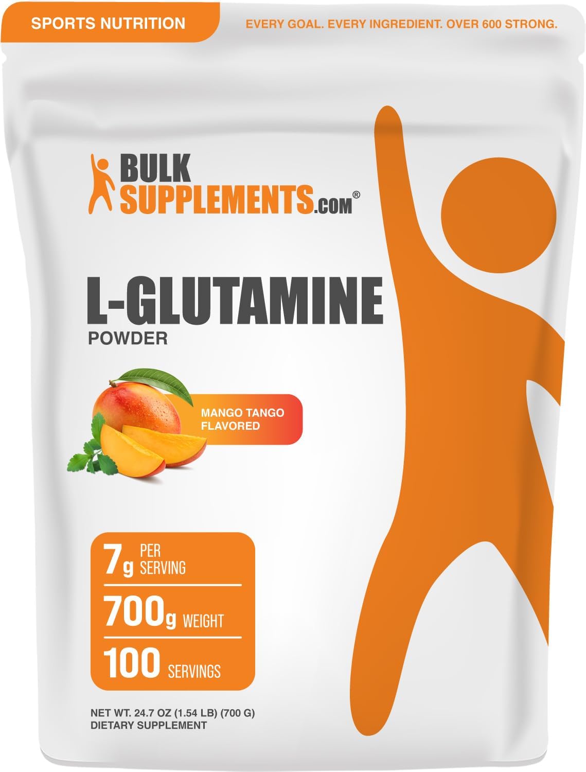 BulkSupplements.com L-Glutamine Powder - Glutamine Supplement, for Recovery & Gut Health - Unflavored & Gluten Free, 5g (5000mg) per Serving, 1kg (2.2 lbs) (Pack of 1) - Image 11
