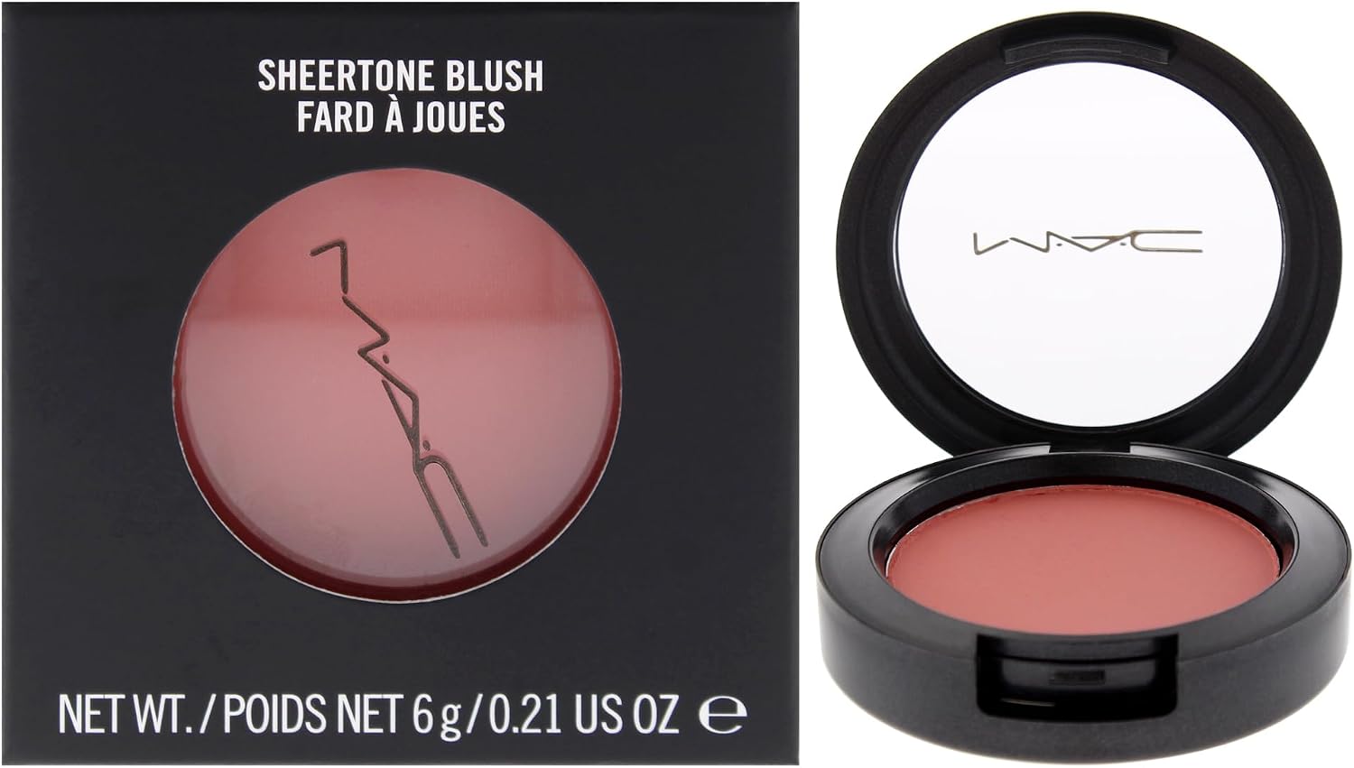 MAC Sheertone Blush front view packaging