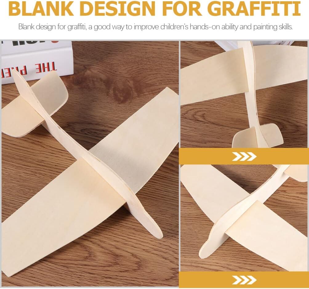 Toddmomy wooden toy plane side profile