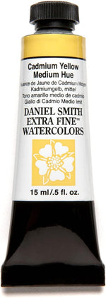 Daniel Smith watercolor paint squeezed out on artist paper demonstrating consistency