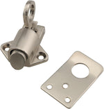 ZCZQC zinc alloy spring door bolt with mounting hardware