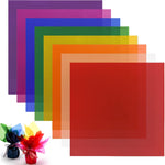 Hasthip 240 piece colored cellophane sheets front view pack