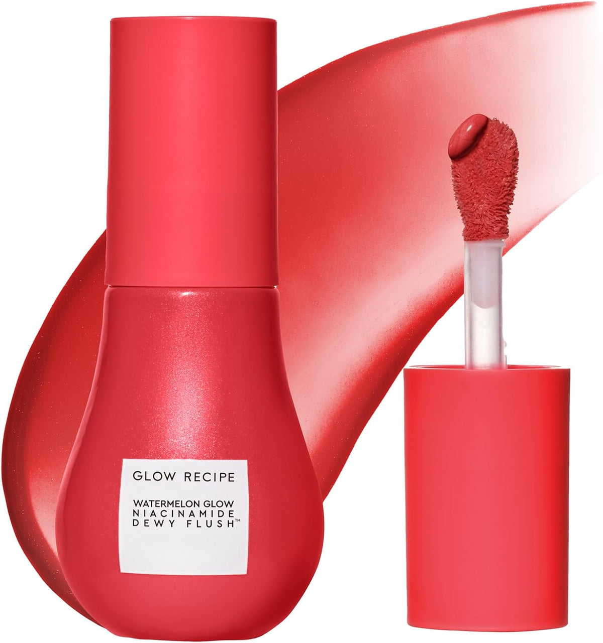 Glow Recipe Niacinamide Dewy Flush Tinted Liquid Blush Serum - Glowy Blush for Cheeks to Smooth, Hydrate & Brighten - Liquid Korean Makeup with Buildable Soft Pink Tint - Dragon Fruit Flush (0.4 oz) - Image 12