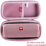 Hermitshell protective EVA shell case open showing internal mesh pocket for cables.