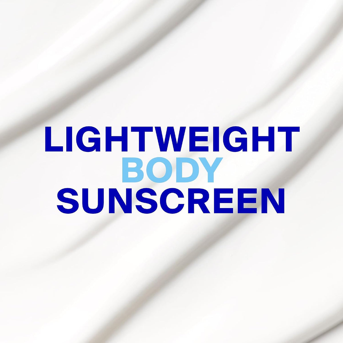 Supergoop! body and face sunscreen texture and formula display