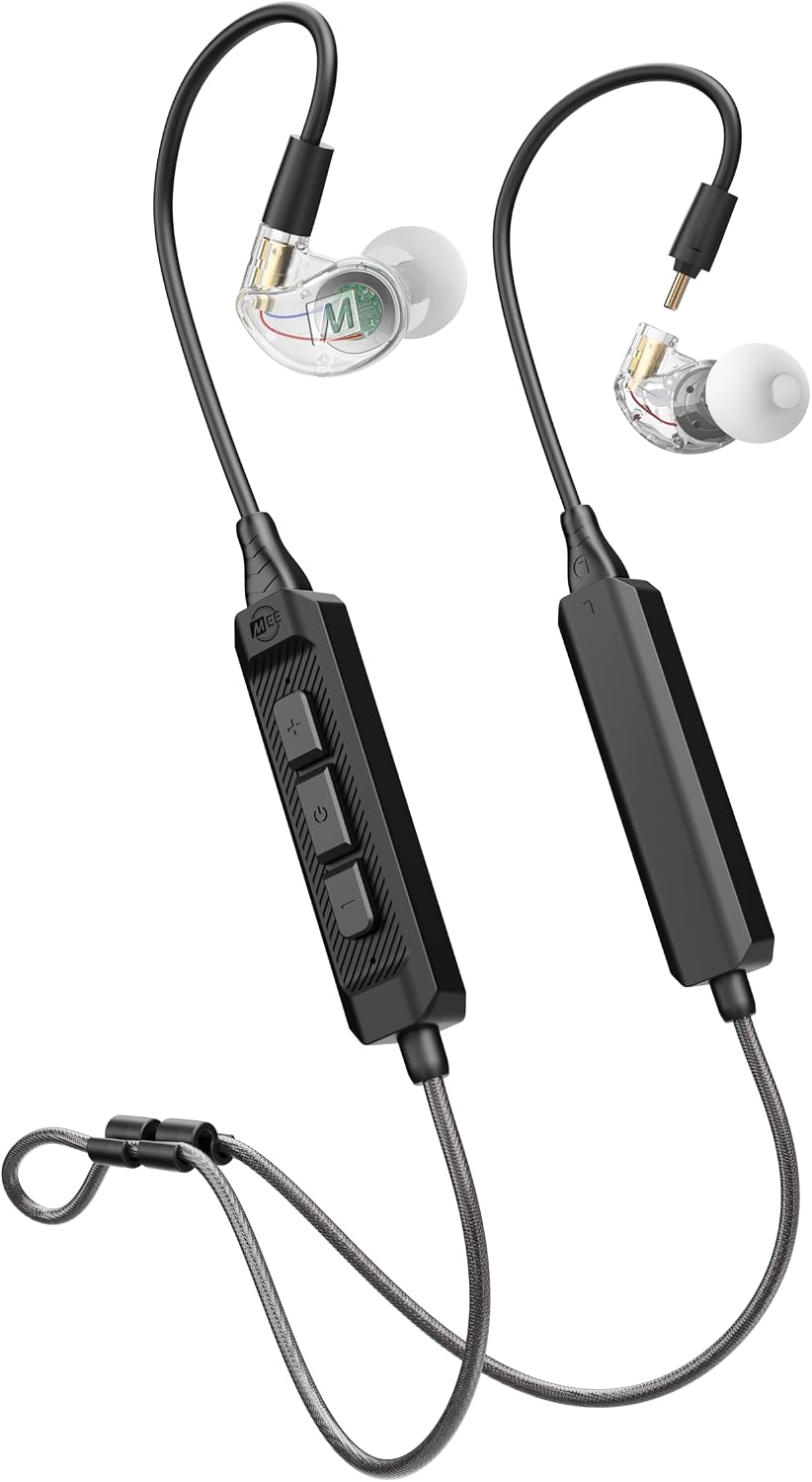 MEE audio M6 PRO In Ear Monitor Headphones for Musicians, 2nd Gen Model With Upgraded Sound, Memory Wire Earhooks & Replaceable Cables, Noise Isolating Professional Earbuds, 2 Cords Included (Black) - Image 15
