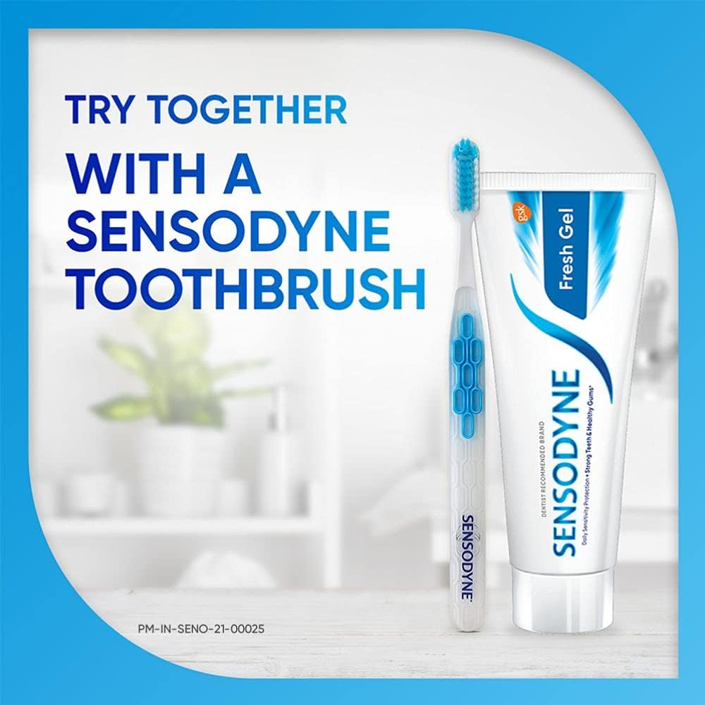 Sensodyne Fresh Gel tube cap and nozzle design