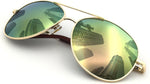 J+S Military Style Polarized Aviator Sunglasses, for Men/Women | Polarized, 100% UV400, metal alloy, spring hinge, includes case/cloth, for driving/outdoor/fishing/hiking/travelling - Image 12