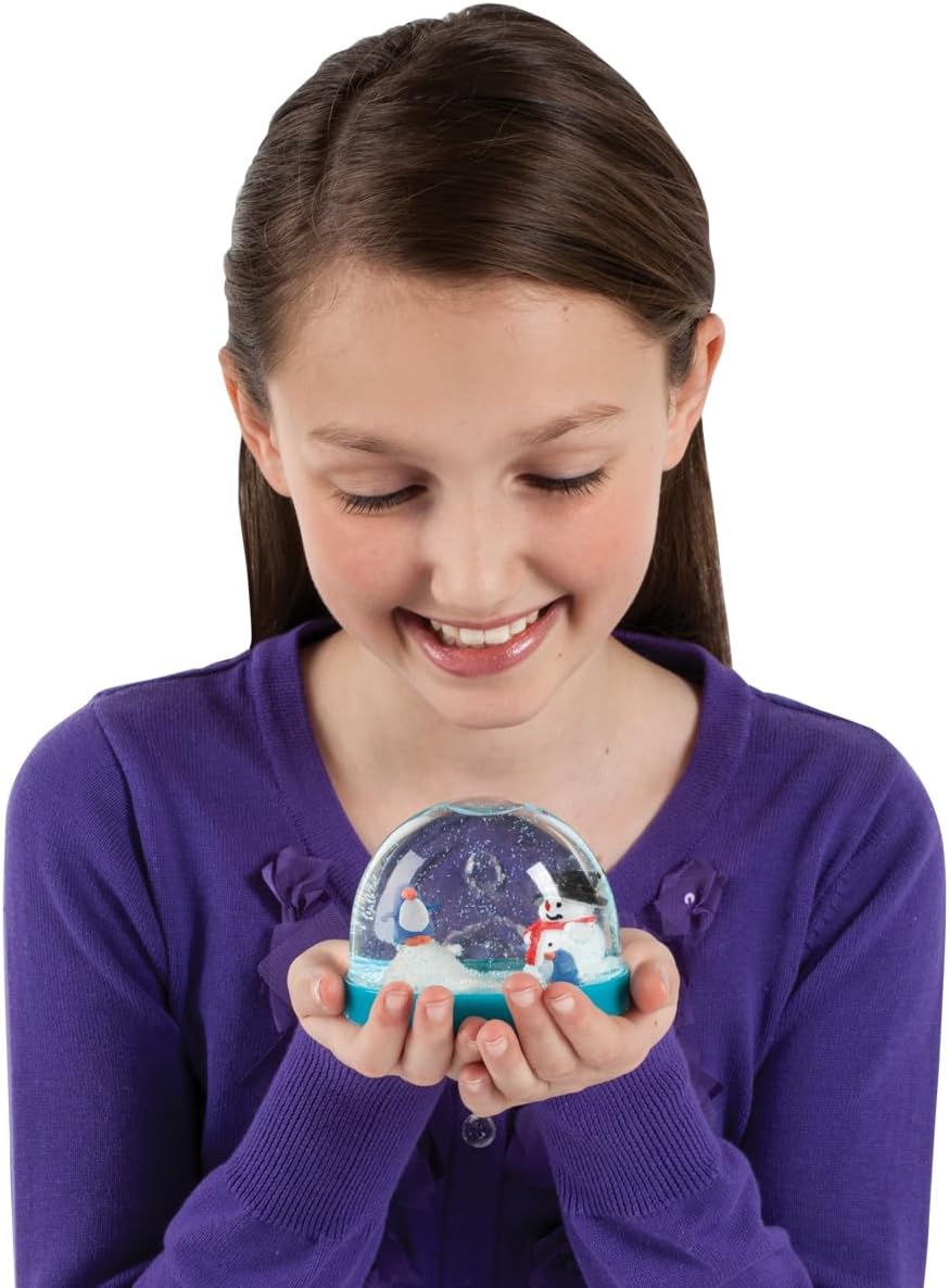 Creativity for Kids Make Your Own Holiday Snow Globes Kit | Sculpt, Decorate & Shake 3 Festive Winter Scenes | DIY Christmas Crafts for Kids to Build Creativity & Fine Motor Skills (Ages 6+) - Image 11