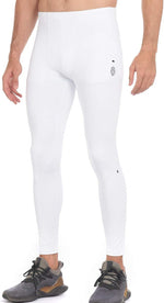 Workout Leggings Yoga Pants with Pockets - Men Athletic Compression Pants Tights - Image 9