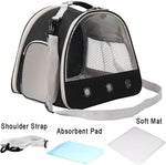 Small Animal Travel Carrier with Absorbent Pad Set, Pee Pad with Leak-Proof Quick-Dry Design for Guinea Pig,Portable Bearded Dragon Bag for Sugar Glider,Hedgehog,Rat,Bunny,Rat - Image 2