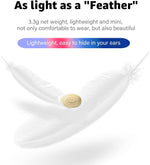 SYSFUN mini invisible in-ear headphone side angle