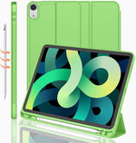 iMieet iPad Air 11 Inch Case M4/M3/M2(2026/2025/2024), iPad Air 5th/4th Generation Case 2022/2020 10.9 Inch with Pencil Holder,Trifold Stand Smart Case with Soft TPU Back(Matcha Green) - Image 13
