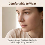 Upstore pink crystal nose rings lifestyle view