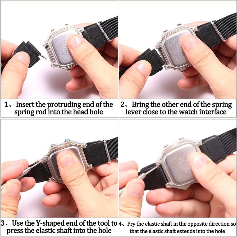 XBHSW nylon strap compatible with Casio watches side angle