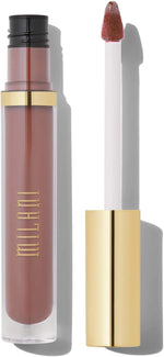 Nourishing cruelty free liquid lipstick in Temptation deep chocolate brown shade