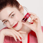 ETUDE water lip stain formula infused with natural berry fruit extracts.