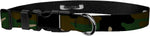 D-ring attachment on camo pet collar
