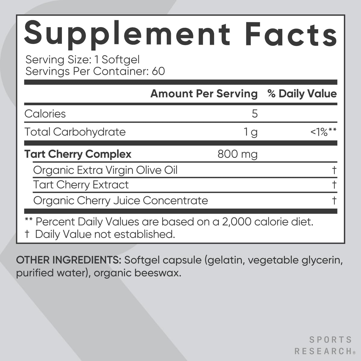 Authentic USA imported tart cherry fruit complex for fitness