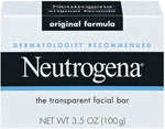 Neutrogena transparent facial bar back label ingredient details