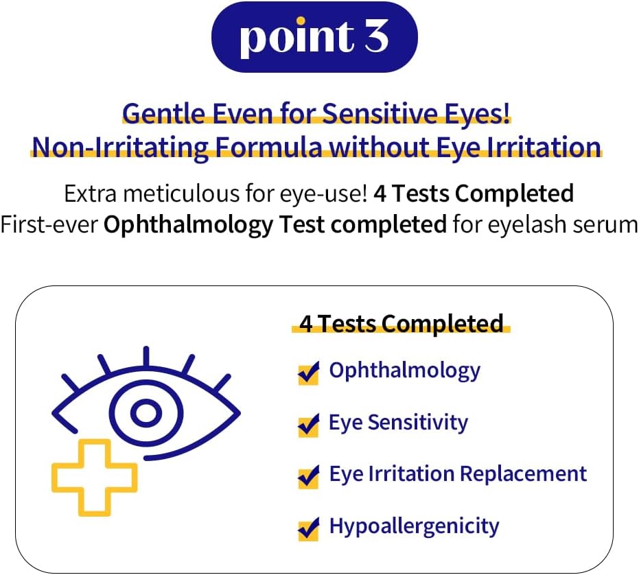 ETUDE eyelash growth serum set demonstrating application on the lower lash line.