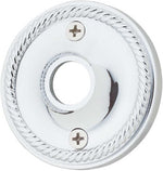 Renovators Supply Manufacturing Door Knob Rosette Pair 2.38 in. Antique Brass Decorative Door Knob Rosette - Image 10