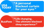 Nidra eye mask packaging and standard size display