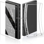 Soft Clear TPU Protective Shell Skin Case Cover for Sony Walkman NW-A300 Series NW-A306 NW-A307 (Clear Black case and Glass) - Image 10