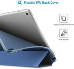 ProCase iPad case translucent frosted back shell detail