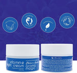 Aroma Magic Vitamin E Night Cream back label with usage instructions