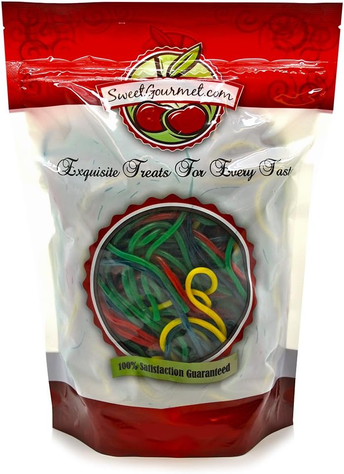 SweetGourmet Strawberry Dutch Licorice Laces | Bulk Candy | 1 Pound - Image 9
