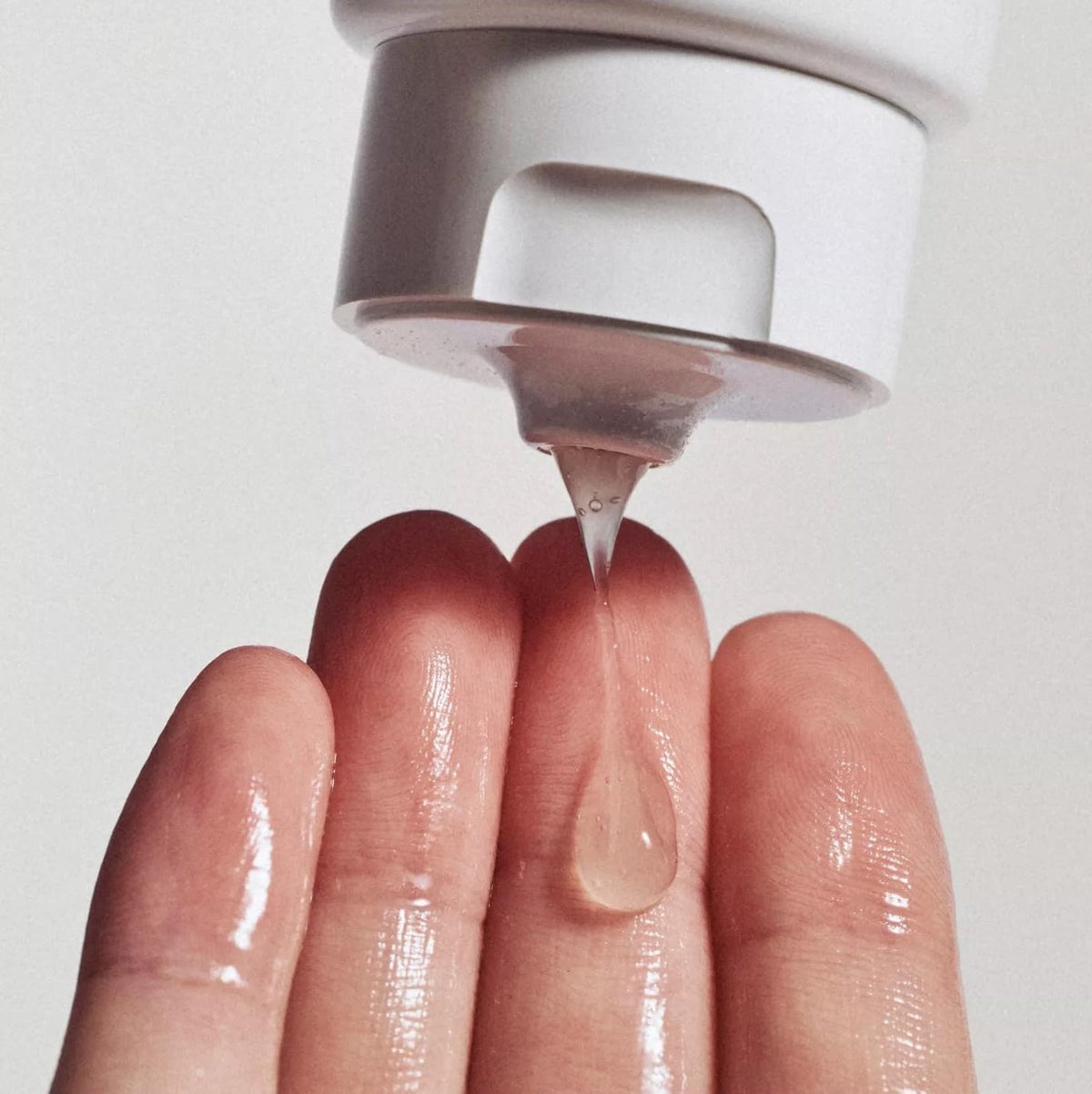 Fresh Soy Face Cleanser gel texture on skin