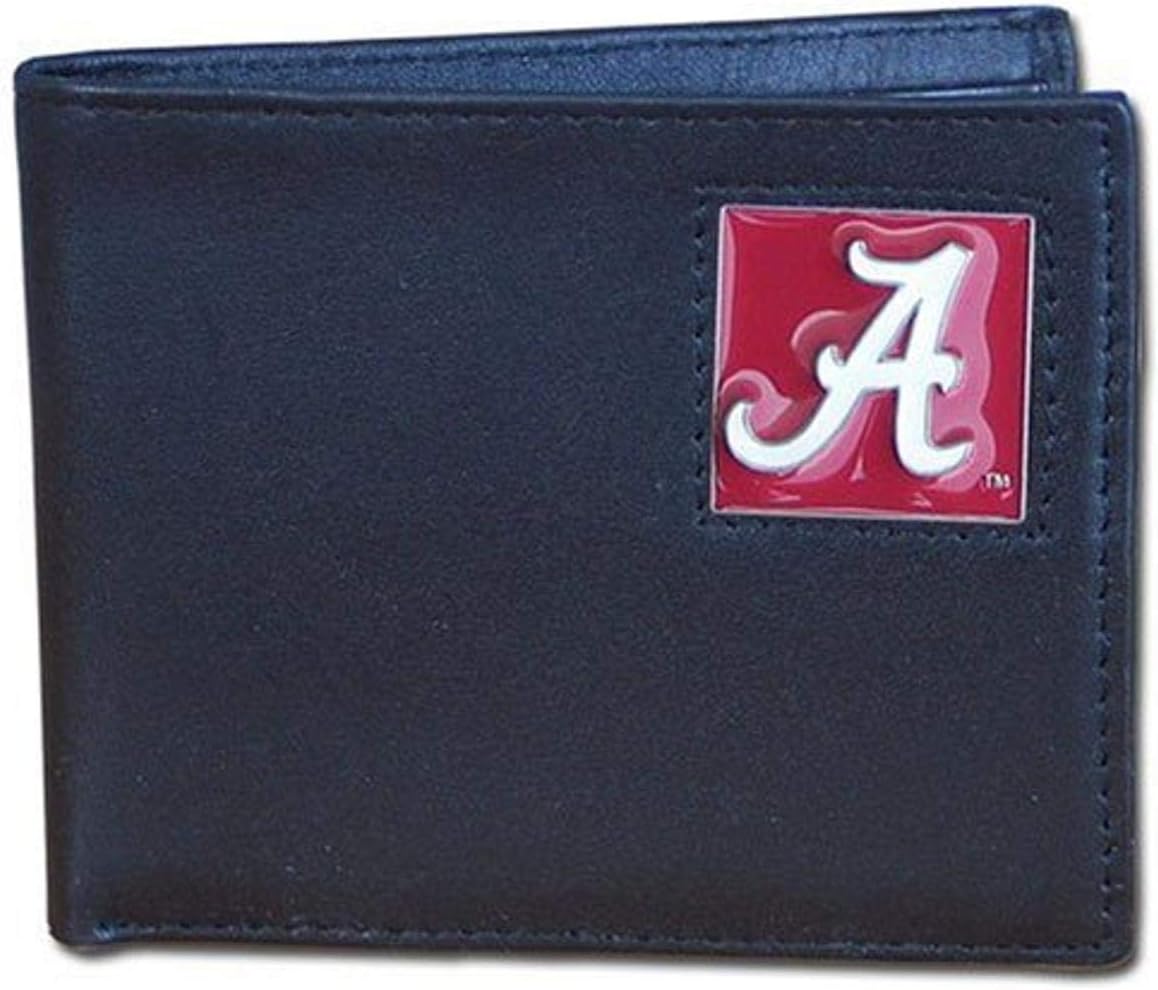 Siskiyou Alabama Crimson Tide leather bi-fold wallet front view