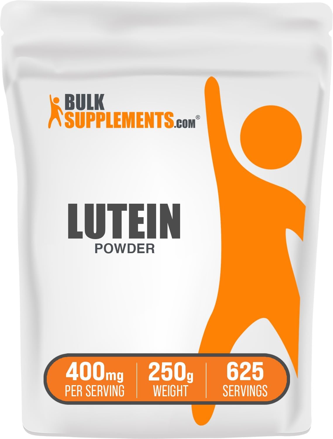 BulkSupplements Lutein Powder precise milligram scale measurement demonstration