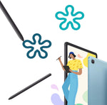 Close up of the precise stylus pen tip
