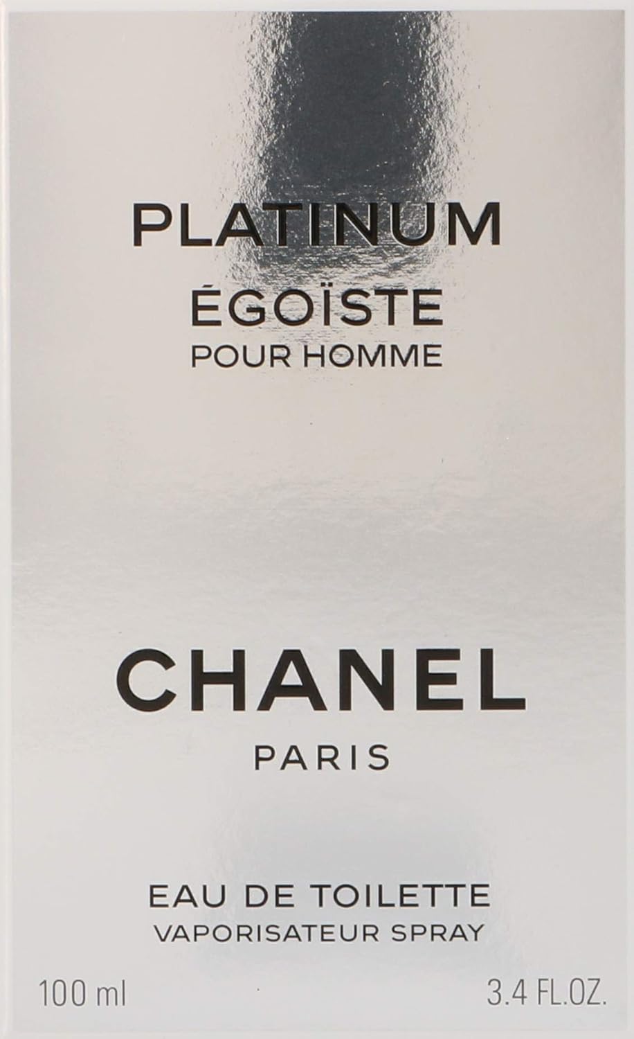 Egoiste Platinum by Chanel for Men, Eau De Toilette Spray, 3.4 Ounce - Image 1