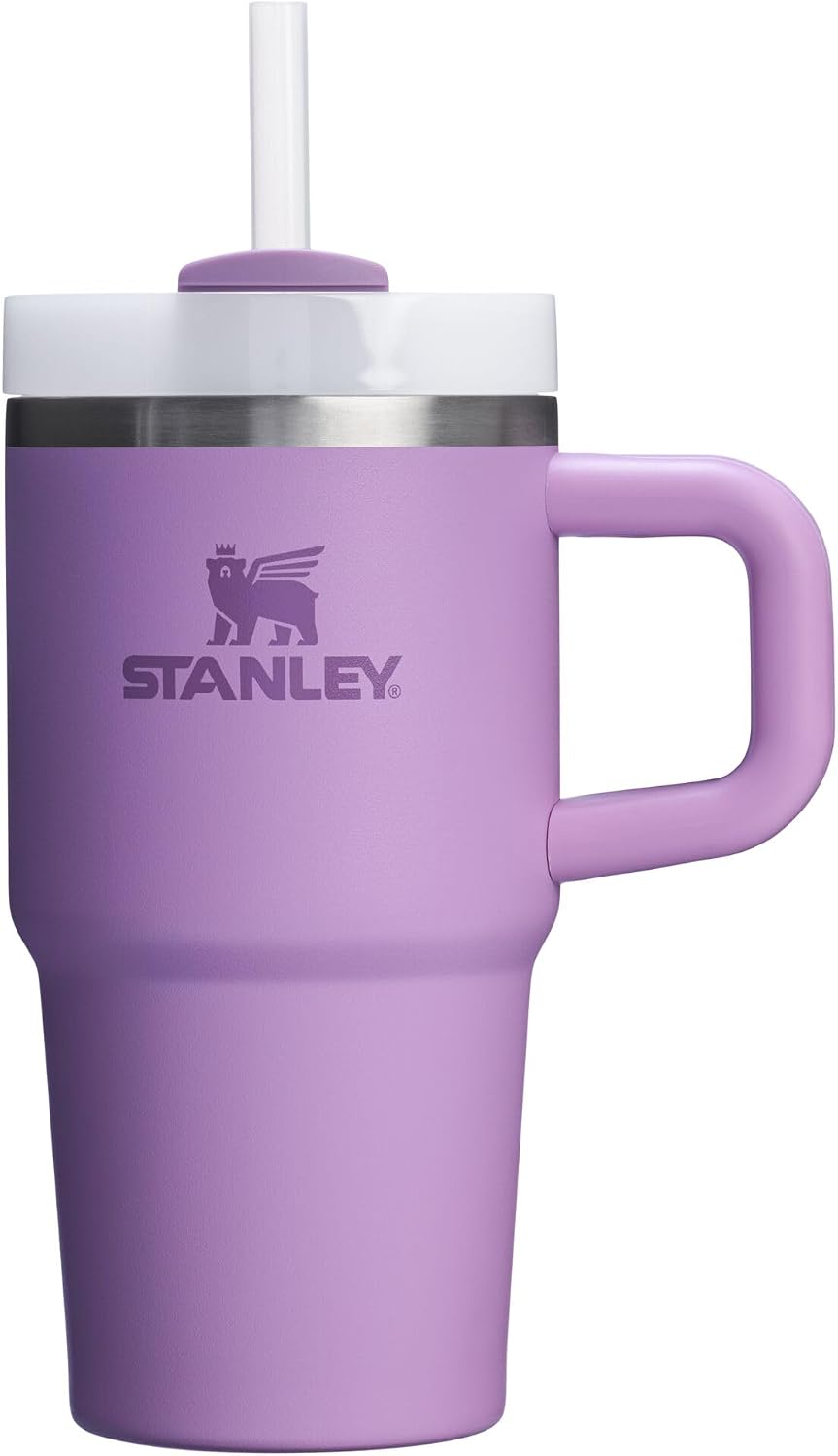 Stanley Quencher H2.0 tumbler front view in lilac