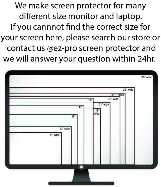 EZ-Pro 11.6 inch privacy filter mounted on laptop