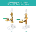Metpure water line kit layout showing all included parts