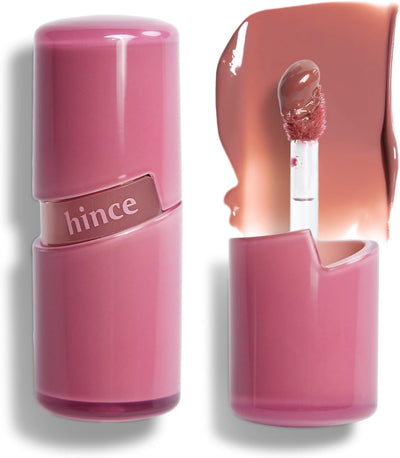 HINCE Raw Glow Lip Tint - Stain Glazed, Glossy Dewy Lip Gloss, Non Sticky & Long Wearing for Natural Glass Glow, Hydrating, Moisturizing Liquid Lipstick, Vegan, 0.13 fl.oz. (CHAI, 11) - Image 1