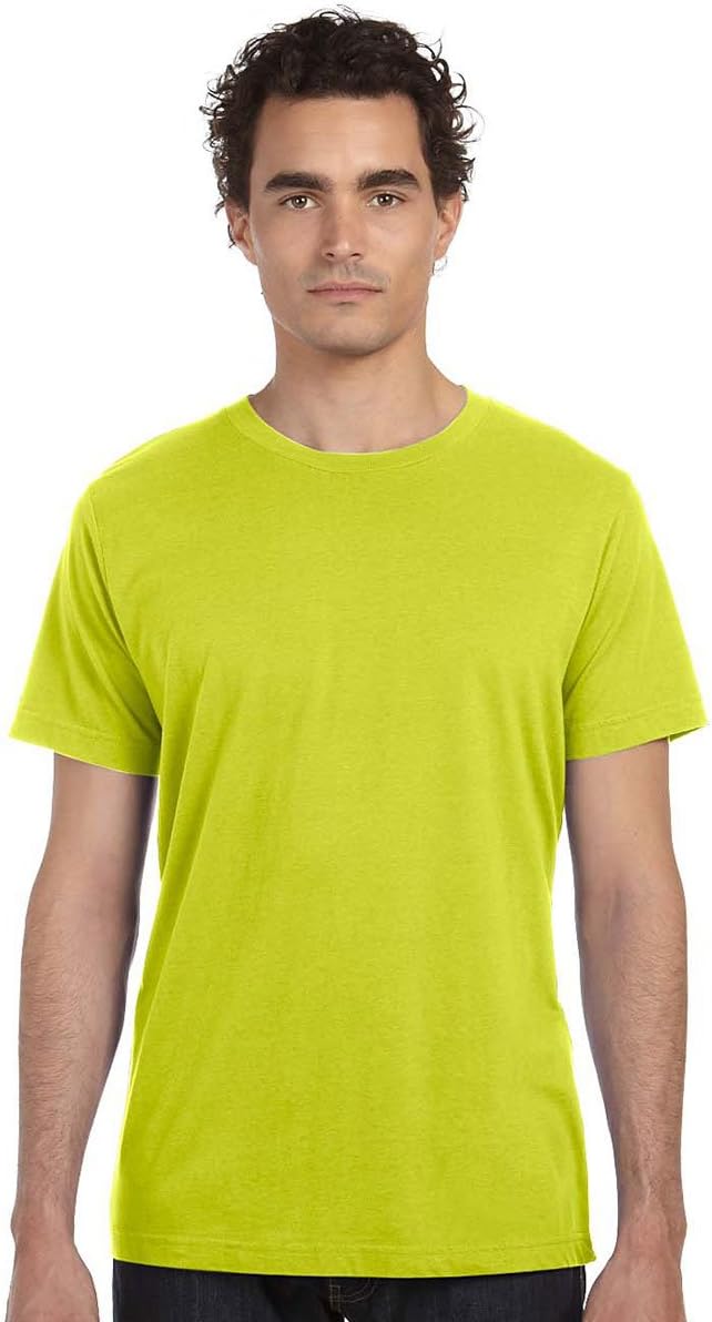 Bella+Canvas imported cotton polyester t-shirt fabric texture close up