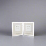 Maturi flat edge double portrait frame hinge mechanism