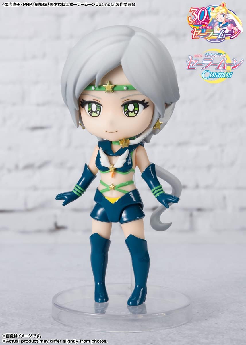 Tamashii Nations Sailor Star Healer figure with optional arms