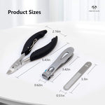 Exquisite stainless steel polishing nail file for smooth natural toenails