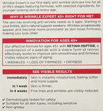 L'Oreal Paris Wrinkle Expert anti aging cream for sensitive skin close up view.