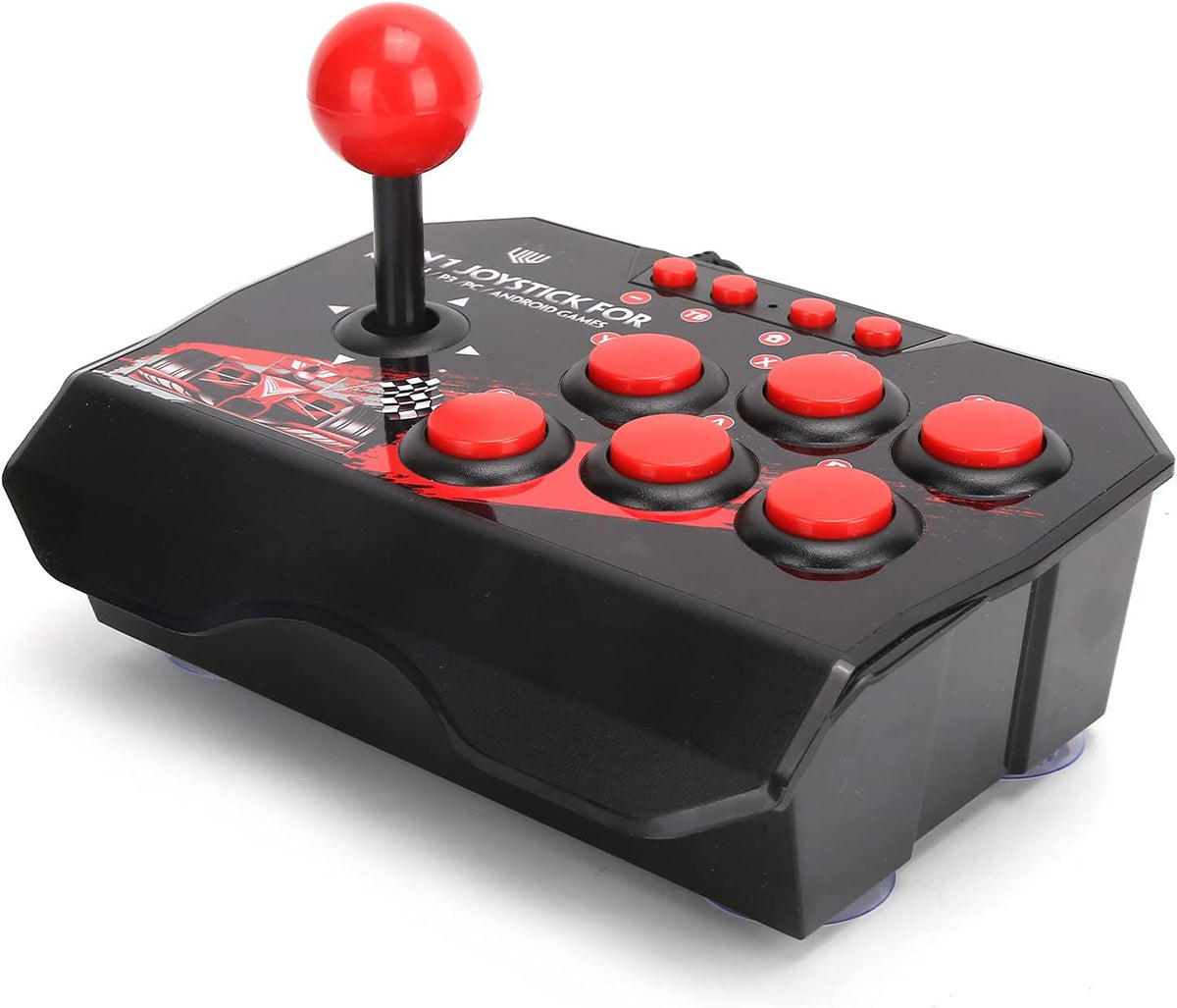Arcade Fight Stick, 4 in 1 Wired Arcade Joystick Arcade Games Controller with Turbo Functions, Suitable for Switch/PC/PS3/Android Games - Image 9