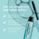Grande Cosmetics volumizing mascara texture swatch